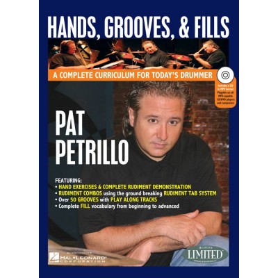 Hands Grooves And Fills Pat Petrillo (Book/CD/DVD)
